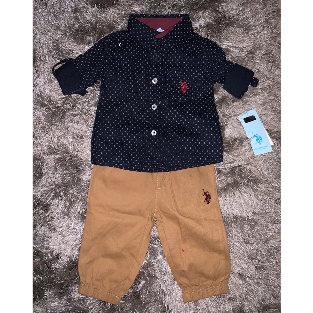 NWT U.S. Polo Assn. babyboy set